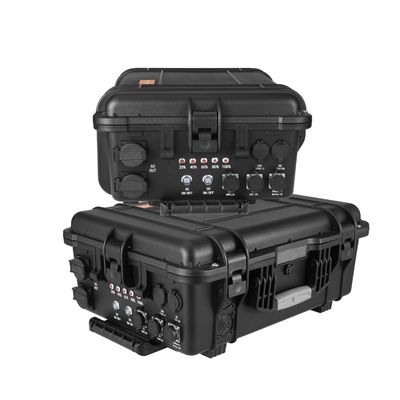 LiFePO4배터리 6000W 휴대용 발전소 야외 활동용 태양 발전기