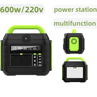 S6 모바일 발전소용 휴대용 태양광 발전기 600W 재충전형 및 가벼운