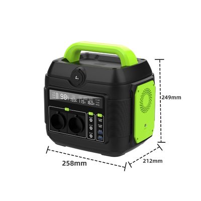S6 모바일 발전소용 휴대용 태양광 발전기 600W 재충전형 및 가벼운