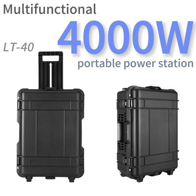 3000W 휴대용 발전소 4000W 개인화 된 LiFePO4 태양 발전기