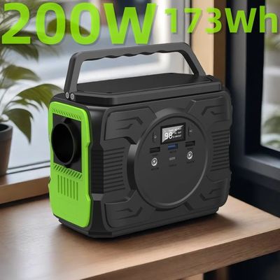 휴대용 태양광 발전소 야외 활동용 48000mAh 200W 173Wh