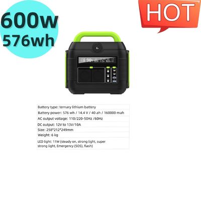 커스터마이징 컬러 S6 600W 야외활동용 조용한 휴대용 태양광 발전소