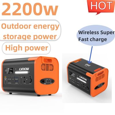 220V 태양 전지 발전기 사무실용으로 설계 2200W 휴대용 충전소 경쟁 가격
