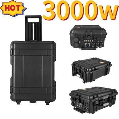 비상용 휴대용 발전소 3000W 태양 발전기 백업