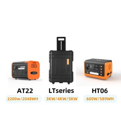 자동차 및 태양전지 충전 모드 휴대용 4000W 무중절 발전소 야외용