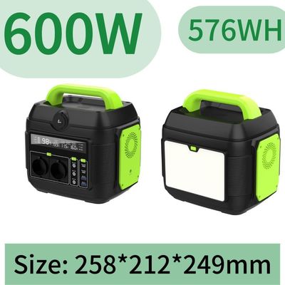 600W 휴대용 발전소 태양 전지 발전기 LED 라이트 11W 및 사용자 지정 요청