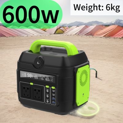576wh 휴대용 발전소 600W 300W 200W 태양광 백업 발전기