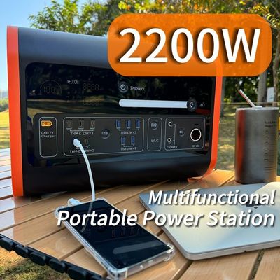 25kg LiFePO4 2200W 2500W 2000W 야외 비상 에너지 저장용 휴대용 발전소