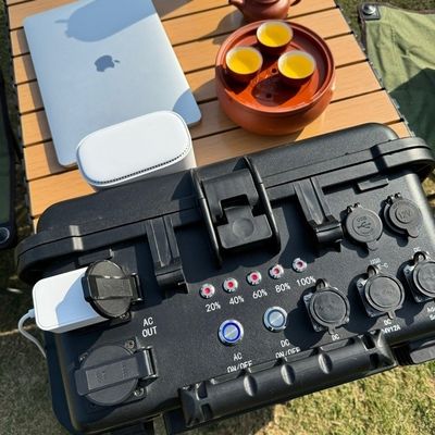 폭발 방지 3000W 휴대용 발전소 3000wh 야외 태양광 발전기