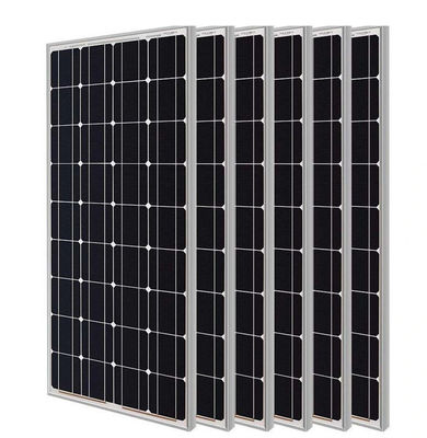 유지보수 없는 25년 태양광 지붕 패널 알루미늄 프레임과 함께 100W 280W 단 결정적 실리콘 태양광 모듈