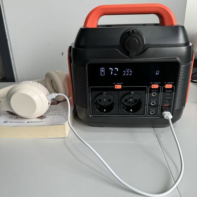 110V 220V 캠핑 비상 576wh 휴대용 태양전지 이동 전력 발전소 600W