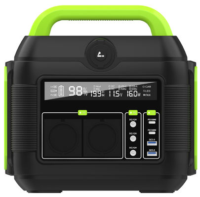 600W 휴대용 모바일 전원 6kg 오렌지 검은색 야외 실내 비상 에너지 저장 전원