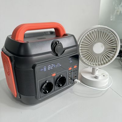 600W 휴대용 태양광 발전기 출구 백업 은행 야외 원자력 발전소