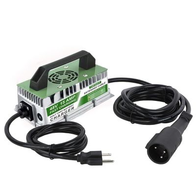 방수 IP67 800W LiFePO4 충전기 스마트 DC 고속 충전기 포크리프트 / 골프 카트