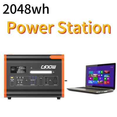 2200W 태양 전지 발전기 2500W 휴대용 발전소와 태양 전지 패널