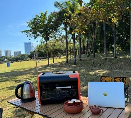 2000W 2200W LiFePO4 배터리 야외 캠핑용 휴대용 발전소 메인 충전 모드