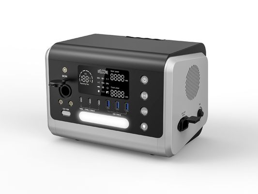 600W 태양광 발전기 휴대용 발전소 HT06 600Wh AC 출력 110V/230V