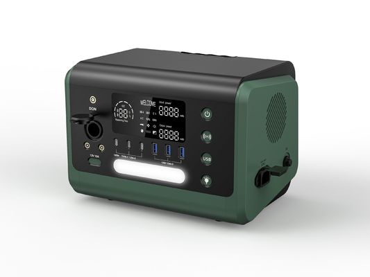 600W 태양광 발전기 휴대용 발전소 HT06 600Wh AC 출력 110V/230V
