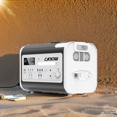 4400W 피크 파워 휴대용 태양 전지 발전기 15W 무선 충전 기술