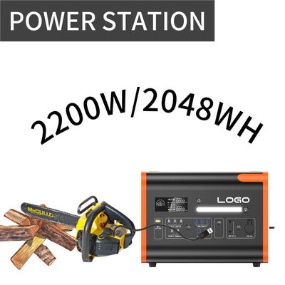 1500W 휴대용 모바일 발전기 태양광 발전소 빠른 충전 중단되지 않은 전원 공급