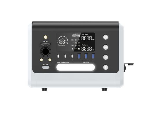 600W 태양광 발전소 휴대용 고전력 AC 공급 12W * 3 USB 출력 및 HT06