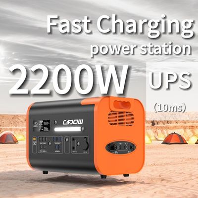 휴대용 충전기 2000W 자동차 충전 노트북 및 캠핑용 휴대용 발전소