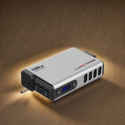 150W 휴대용 발전소 재활용 및 빠른 충전 대기 태양 에너지 저장