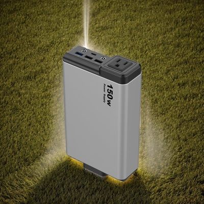 재활용 가능한 150W AC 소켓 수정 된 파동 백업 배터리 공급 휴대용 발전소