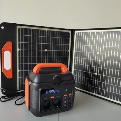 커스터마이징 할 수있는 색상 600W/576wh 실내 비상 발전소용 휴대용 태양 발전기