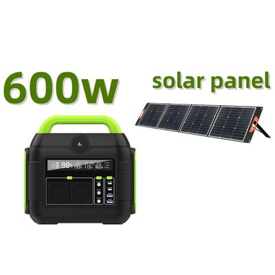 600W 대용량 휴대용 태양 발전기