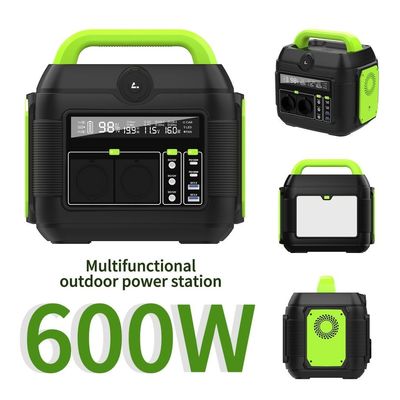 북아메리카의 가정 에너지 저장용 600W 휴대용 태양광 발전소