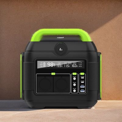 600W 110V/220V 리?? 배터리 친환경 야외용 태양 휴대용 발전소