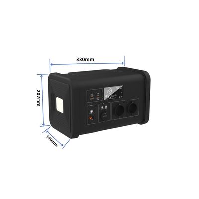 12V-13V/10A DC 출력 700W/537.6wh 캠핑 및 태양 전력용 휴대용 발전소