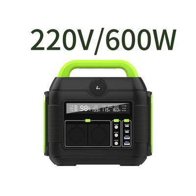 제거 가능한 배터리 600W 리?? 110V 220V 캠핑 미니 휴대용 AC 소재 전원 은행