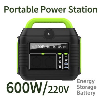 캠핑 및 모바일 충전용 600W 비상 전력 발전소