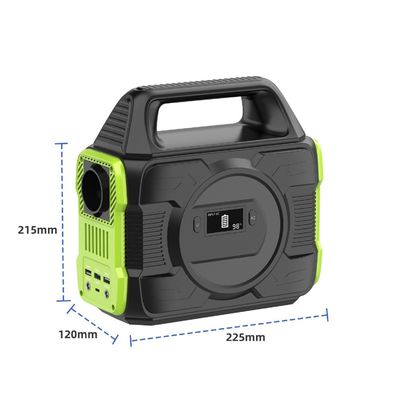 300W 휴대용 발전소 태양 발전기 C형 및 어댑터로 모든 장치를 충전합니다