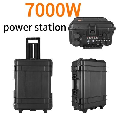 7000W 틸리움 배터리 휴대용 이동 전원 공급 장치 자동차 및 태양 전지 충전