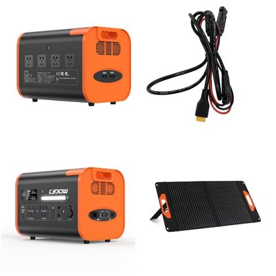 유럽 연합 AC 소켓 2000W 2048wh 휴대용 전력 발전소 쌍방향 고속 충전 UPS