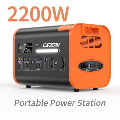 15W 무선 충전 2000Wh EU 가정 및 여행 효율을 위한 휴대용 발전소