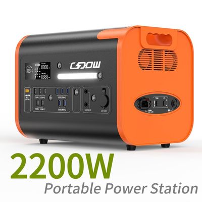 2200W 휴대용 발전소와 LiFePO4 배터리 컨테이너 인버터 및 태양 제어기