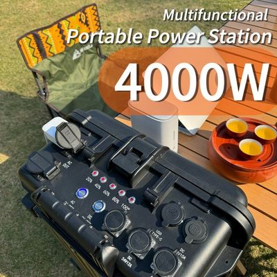 4000W 야외 캠핑 비상 백업 휴대용 발전소 6-7시간 충전 시간