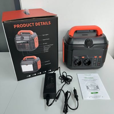 내구성 있는 정상 아코드 600W/576wh 야외 가정 RV 대기 이동 휴대용 발전소