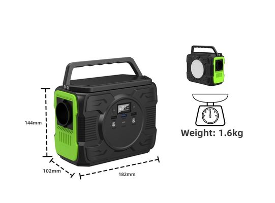 외부 이동 전원 공급 장치 Acoutput 전력 200W 및 USB1/USB2 수출 5V/2.1A