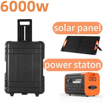 110V 220V 고전력 저장 6000W 외관 이동 전력 발전소 비상용