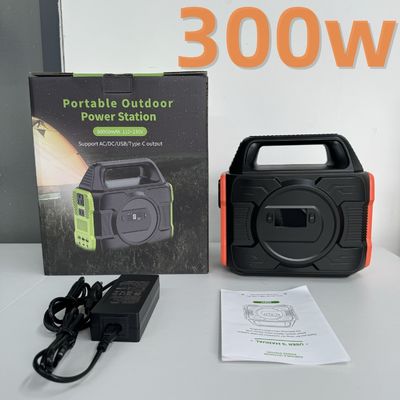 300W 단회로 보호 배터리 전력 태양 전력 발전기 이동 전력 발전소 컴팩트