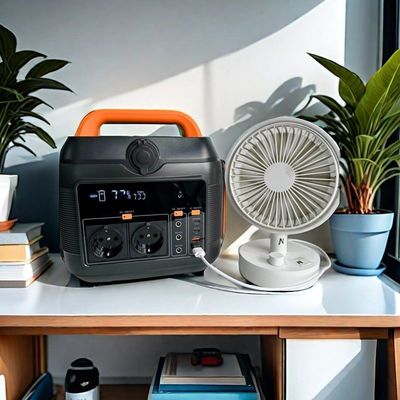 600W 오렌지 가정용 비상용 태양 발전기