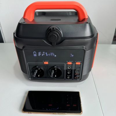 600W 오렌지 가정용 비상용 태양 발전기