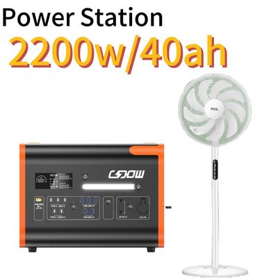 2048wh 2200W 순수 시노파 인버터와 함께 휴대용 태양 에너지 저장 발전소