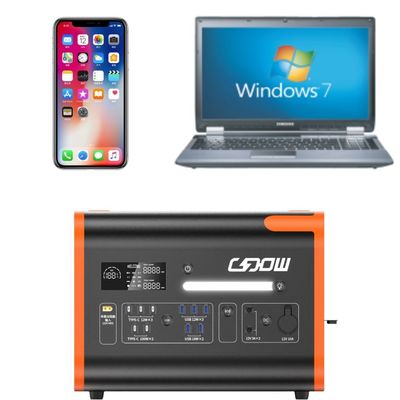 2048wh 2200W 순수 시노파 인버터와 함께 휴대용 태양 에너지 저장 발전소