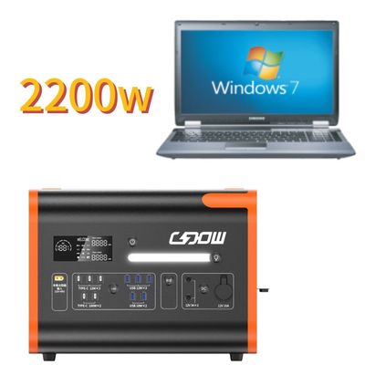 2048wh 2200W 순수 시노파 인버터와 함께 휴대용 태양 에너지 저장 발전소